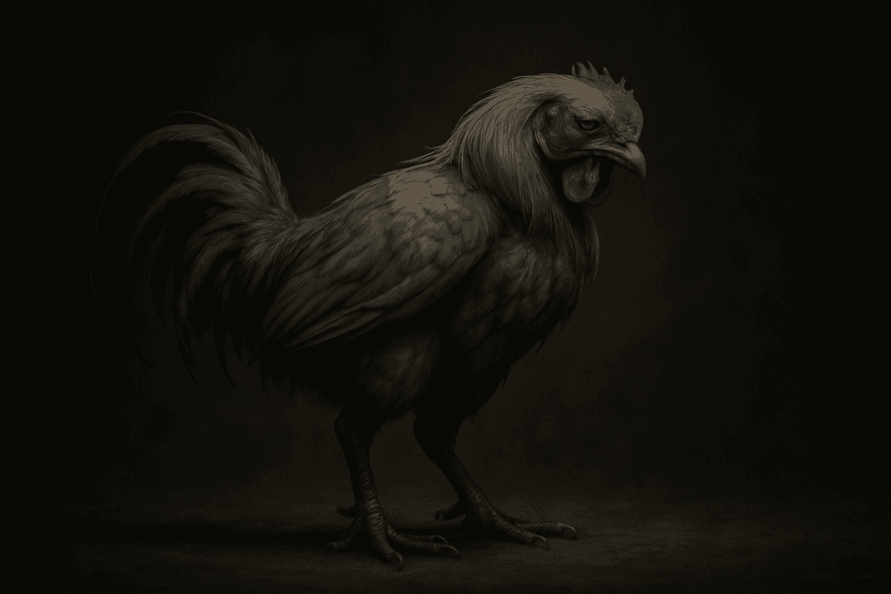 Gallo sin energía